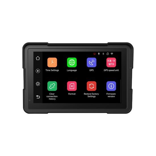 7" Motociklistički zaslon s bežičnim CarPlay i Android Auto, s GPS-om, TPMS-om i dvije kamere (1080P)