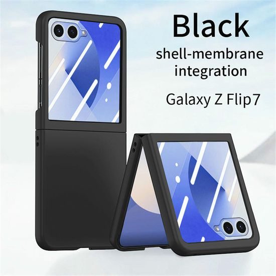 Θήκη Skin Feeling, Samsung Galaxy Z Flip 7, μαύρη