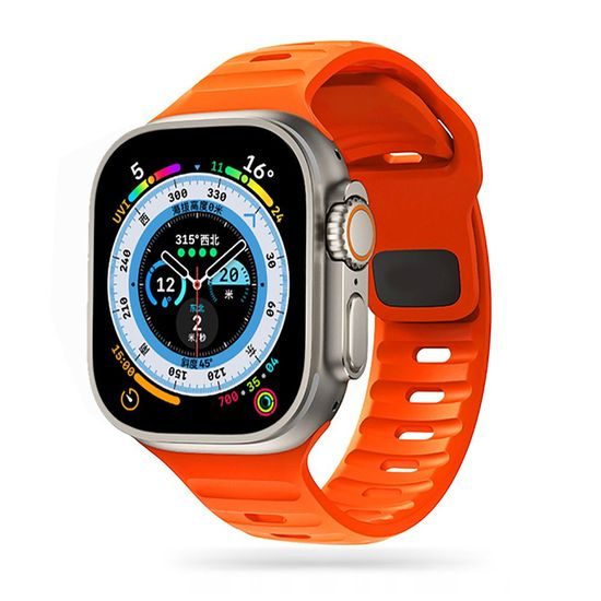 Tech-Protect IconBand Line Apple Watch 4 / 5 / 6 / 7 / 8 / 9 / 10 / 11 / SE 1 / 2 / 3 / Ultra 1 / 2 / 3 (42 / 44 / 45 / 46 / 49 mm), oranžový