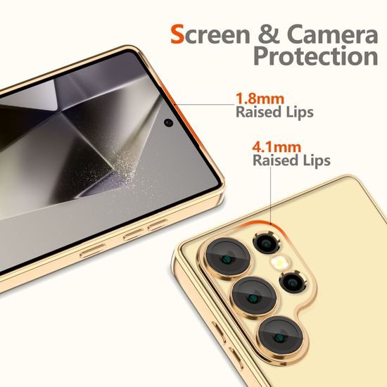 Tech-Protect MagFlex MagSafe Samsung Galaxy S25 Ultra, lesklá zlatá