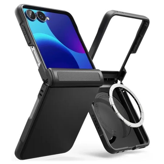 Ringke Onyx Flap Magnetic MagSafe θήκη, Samsung Galaxy Z Flip 8, μαύρη