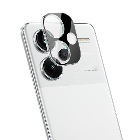 Sticlă Techsuit pentru obiectivul camerei foto, Xiaomi Redmi Note 13 Pro+ 5G, negru