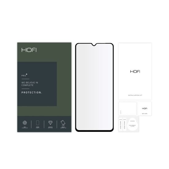 Hofi Pro+ Folie de sticlă securizată, Xiaomi Redmi 10C, neagră