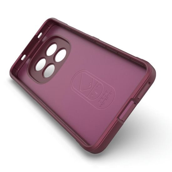 Θήκη Wency Magic Shield, Xiaomi Redmi Note 15 Pro 4G, μπορντό