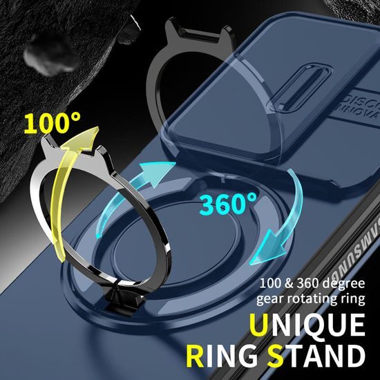Etui Camslide Stand, Samsung Galaxy Z Fold 8 Ultra, niebieskie