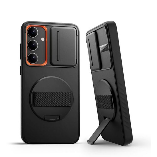 Suritch 360° Kickstand Camprotector θήκη Samsung Galaxy S24, μαύρη