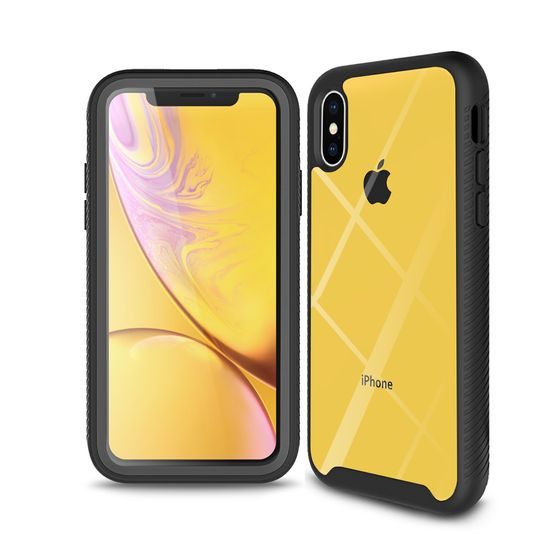 Techsuit Defense360 Pro + Zaščitna folija, iPhone XR, črna