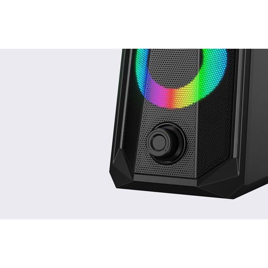 Havit SK202 számítógépes hangszórók 2.0 RGB, fekete
