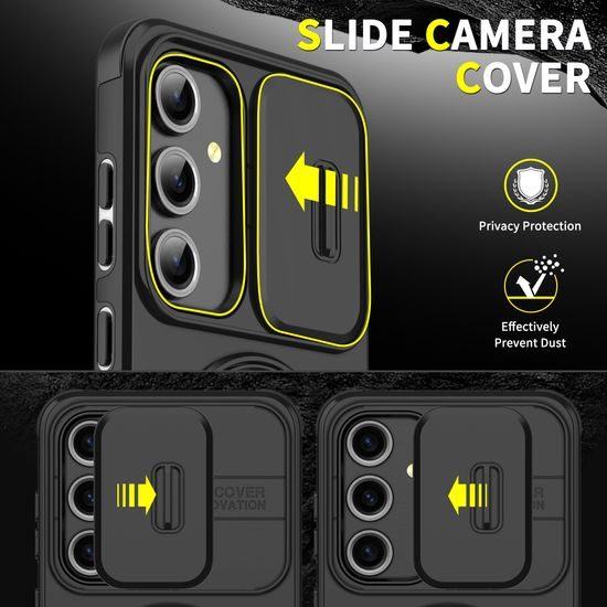 Θήκη Camslide Stand, Samsung Galaxy S24 FE, μωβ