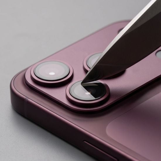 Tech-Protect CamFull Fit+ kaamera kaitseklaas iPhone 18 Pro Max – punane