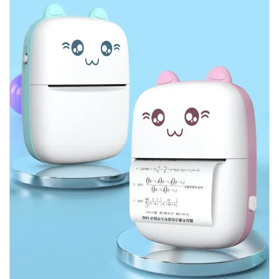 Termální tiskárna Mini cat, růžová