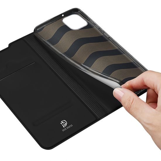 Dux Ducis Skin Pro, knižkové púzdro, Samsung Galaxy A03, čierne