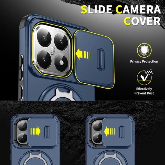 Θήκη Camslide Stand, Xiaomi 15T, μπλε