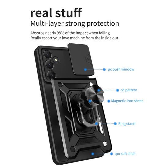 JP CamShield, Samsung Galaxy A55, črna