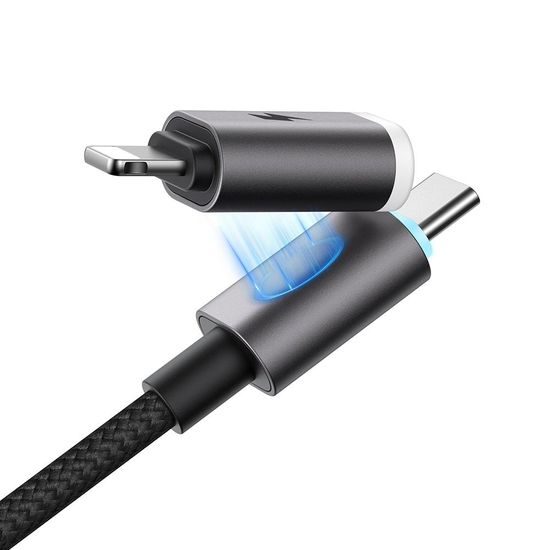Mcdodo 4-in-1 Magnetisches Datenkabel Extreme Energy (CA-6560) - USB-C / USB-A auf USB-C / Lightning - 60 W - 1,2 m - Schwarz