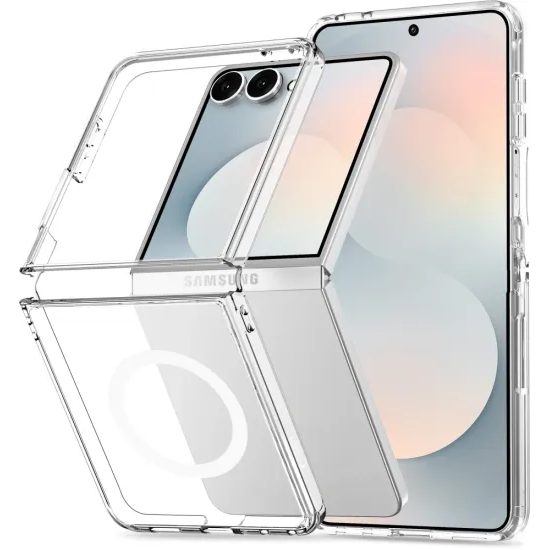 Tech-Protect Flexair Hybrid MagSafe'iga ümbris Samsung Galaxy Z Flip 8 – läbipaistev