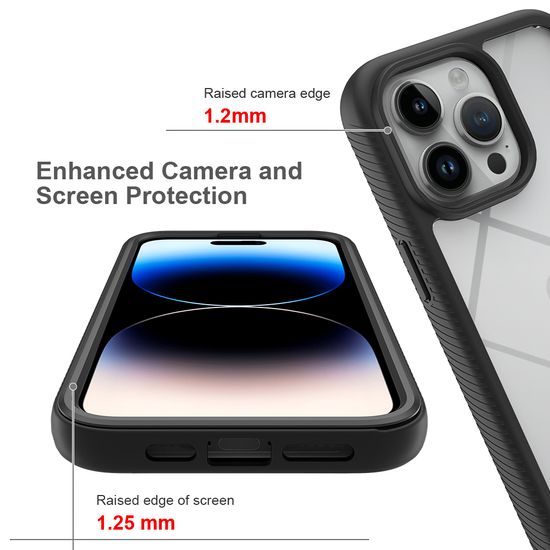 JP Defense360 obal, iPhone 15 Pro Max, čierny
