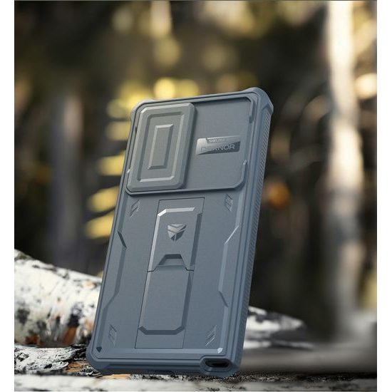 Dexnor 360 Kickstand Camprotector Θήκη Samsung Galaxy S25 Ultra, μπλε