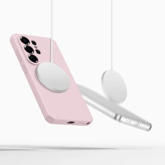Tech-Protect Silicone MagSafe, Samsung Galaxy S26 Ultra, ružičasta