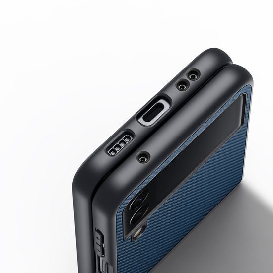 Dux Ducis Fino case, Samsung Galaxy Z Flip 4, modré