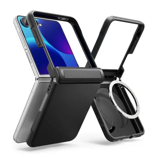 Ringke Onyx Flap Magnetic MagSafe θήκη, Samsung Galaxy Z Flip 8, μαύρη