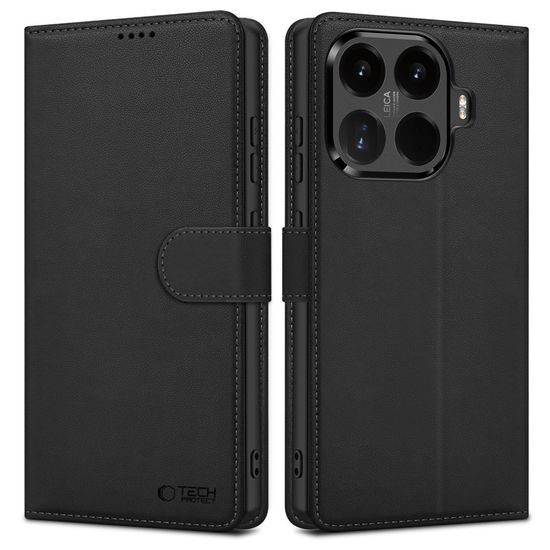 Xiaomi 17T vāciņš – Tech-Protect maks ar statīvu – melns