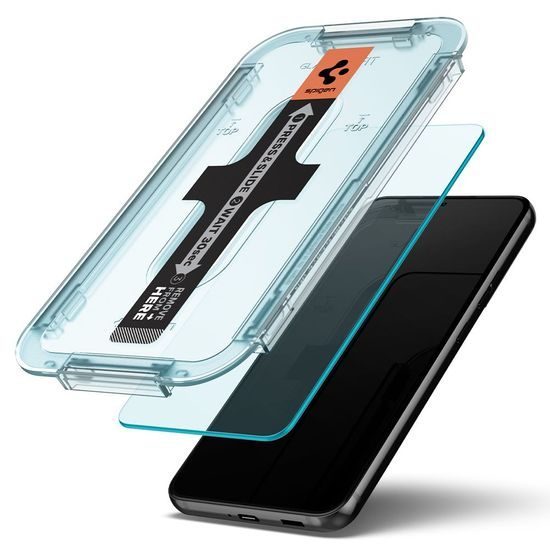 Spigen Glass.TR EZFit z aplikatorjem, 2 kosa, Zaščitno kaljeno steklo, Samsung Galaxy S22