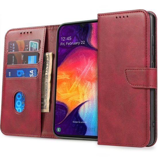 Nexeri Wallet Xiaomi Redmi Note 10, rdeča torbica