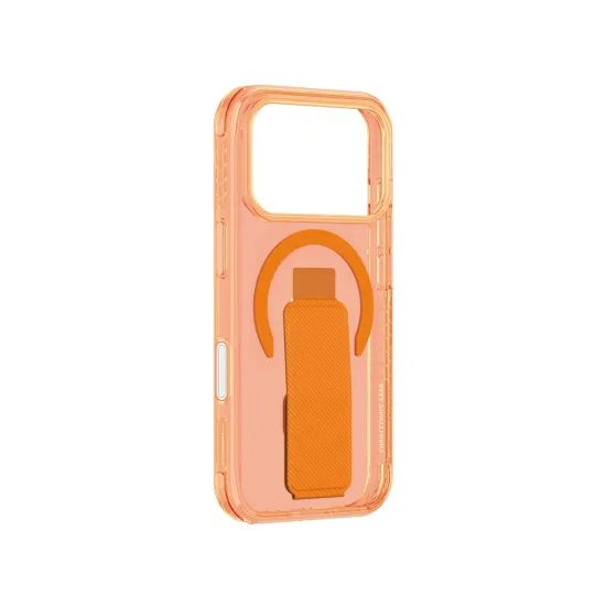 AmazingThing Titan Pro Holder MagSafe Hoesje - iPhone 17 Pro - met Standaard - Oranje