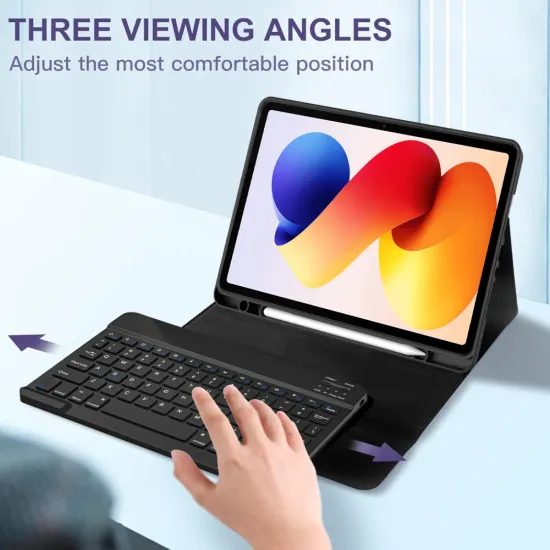 Θήκη Tech-Protect SC Pen + πληκτρολόγιο, Xiaomi Poco Pad M1 / Redmi Pad 2 Pro 12.1, μαύρη