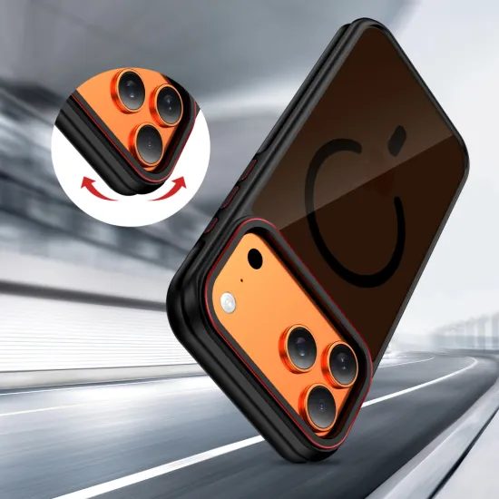 Tech-Protect MagHybrid MagSafe, iPhone 17 Pro Max, κόκκινο-μαύρο