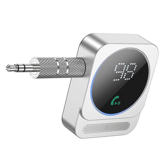 Borofone BC52 True Way zvukový přijímač, Bluetooth, AUX, stříbrný