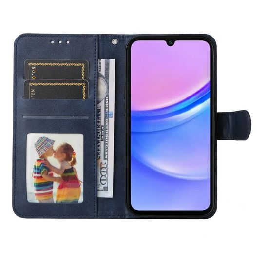 Samsung Galaxy A18 klappümbris magnetiga – sinine