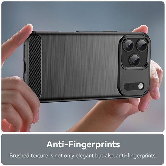 Etui Carbon, iPhone 17 Pro / 18 Pro, czarne