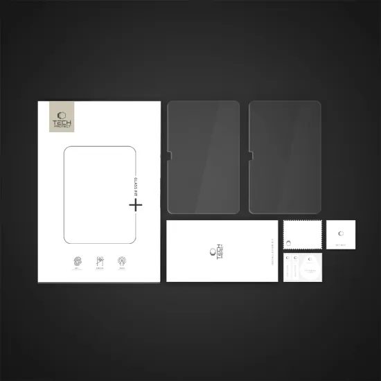 Tech-Protect Zaščitno kaljeno steklo Glass Fit+, Galaxy Tab S10 FE Plus 13.1 X620 / X626B, 2 kosa