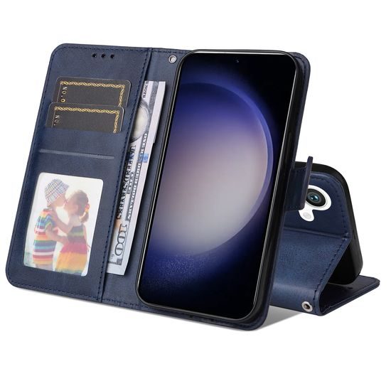 Θήκη Magnet, Samsung Galaxy S25 Plus, μπλε