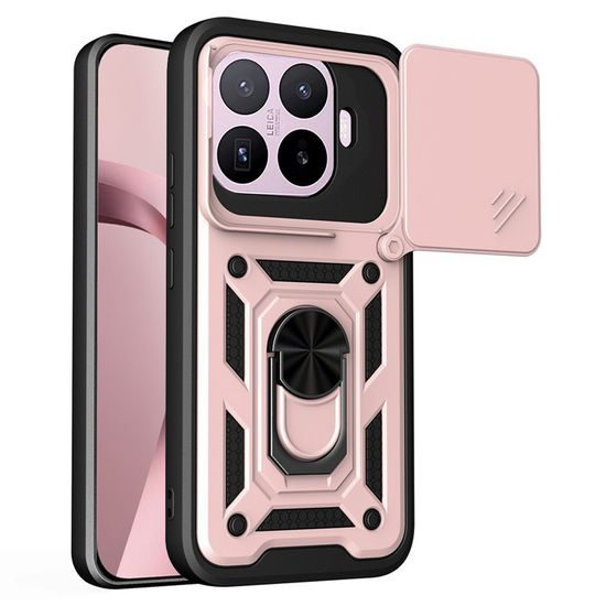 Xiaomi 17T dėklas – Techsuit CamShield su kameros apsauga – rožinio aukso