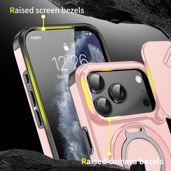 Θήκη Camslide Stand, iPhone 17 Pro, ροζ