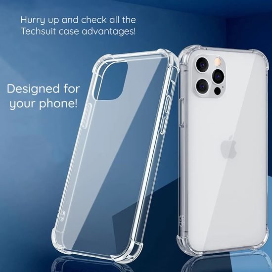 Techsuit Shockproof průhledný obal, Xiaomi Redmi Note 13 Pro 4G / Poco M6 Pro 4G