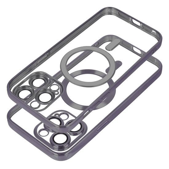 iPhone 17 Pro Max / 18 Pro Max vāciņš – Electro Mag Cover ar MagSafe – melns