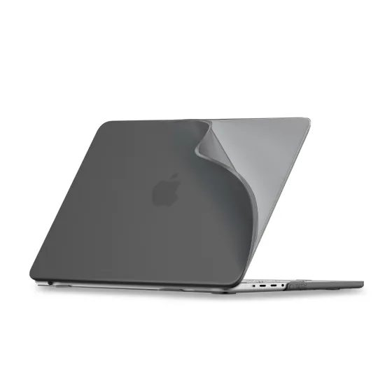 Tech-Protect SoftShell Schutzhülle für MacBook Pro 14 M1-M5 Pro / M5 Pro Max 2021-2026 - Schwarz