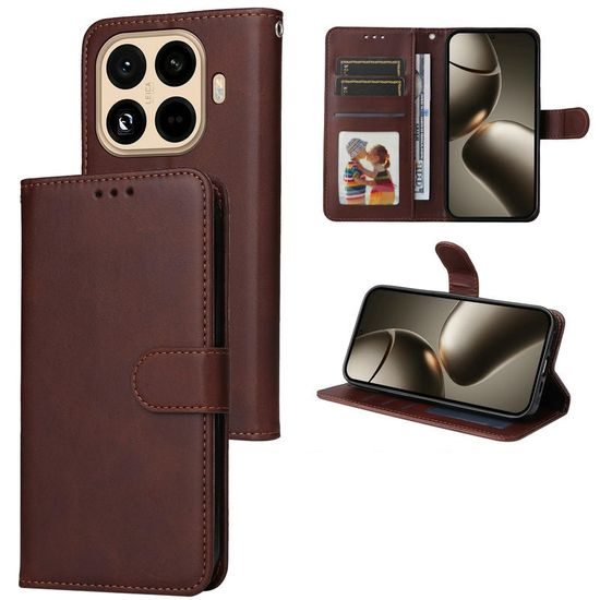 Μαγνητική Θήκη, Xiaomi 15T Pro, καφέ