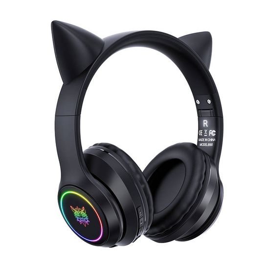 Onikuma B90 Herní sluchátka Bluetooth, černá