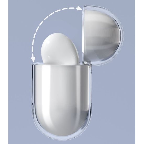 Tvrda i čvrsta maska za AirPods Pro, prozirna (maska A)
