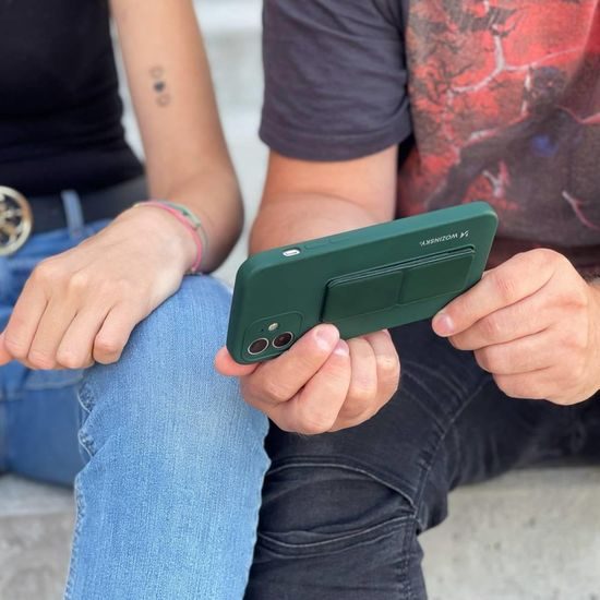 Carcasă Wozinsky Kickstand, iPhone 12 Mini, mentol