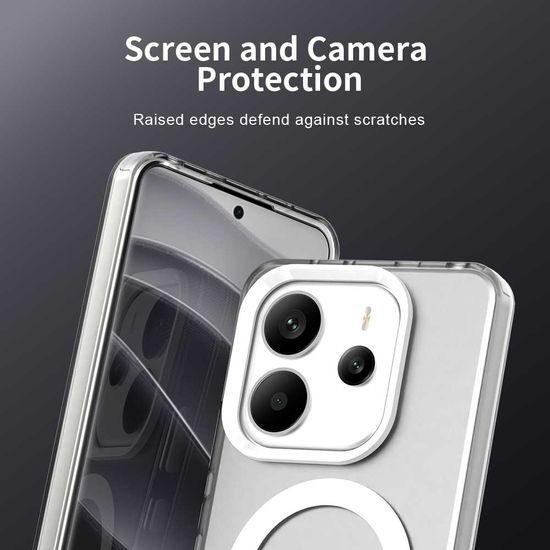 Techsuit CandyCase MagSafe, Xiaomi Redmi Note 14 4G (Standard), λευκό