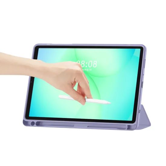 Θήκη Tech-Protect SC Pen Hybrid Samsung Galaxy Tab A9 / A11 8.7 X110 / X115 / X133 / X135, βιολετί μάρμαρο