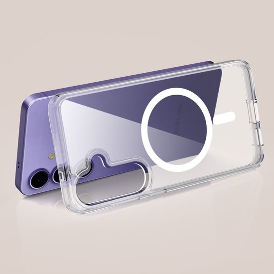 Tech-Protect Flexair Hybrid s MagSafe, Samsung Galaxy S25, priehľadný