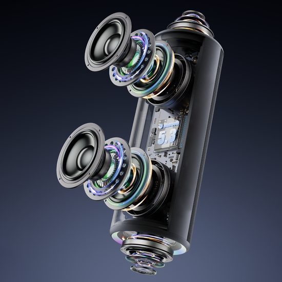 Dudao Y21 Brezžični zvočnik, črn