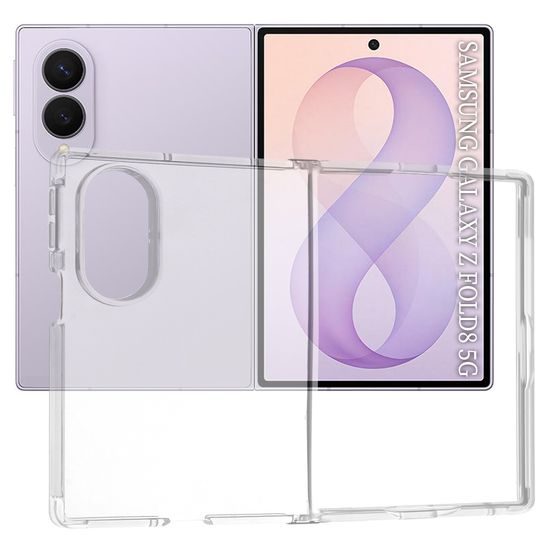 Techsuit Clear Silicone, Samsung Galaxy Z Fold8, przezroczyste